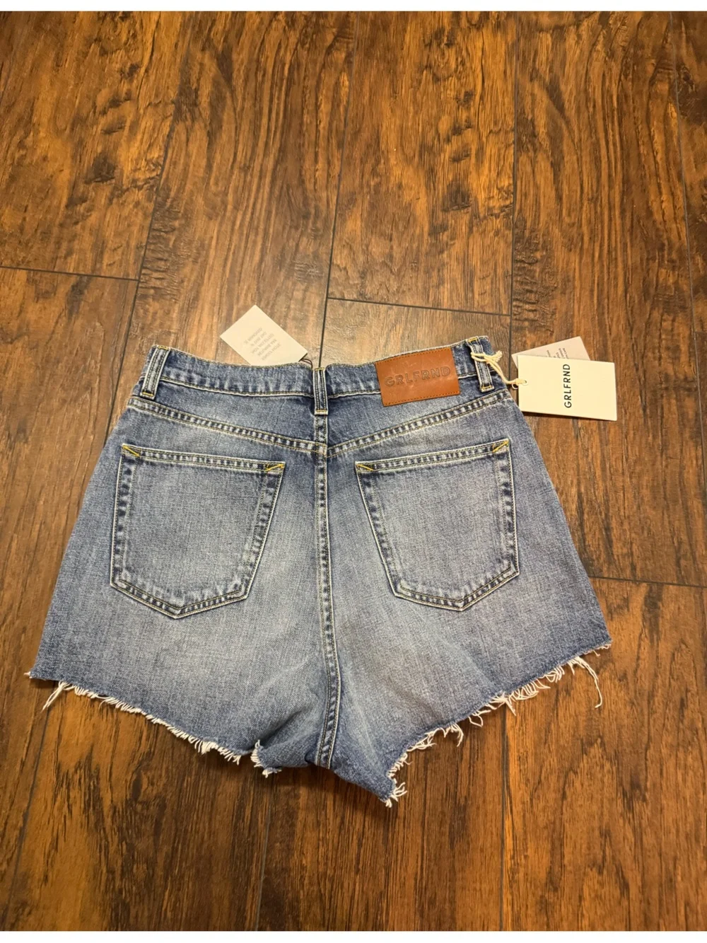 GRLFRND denim shorts